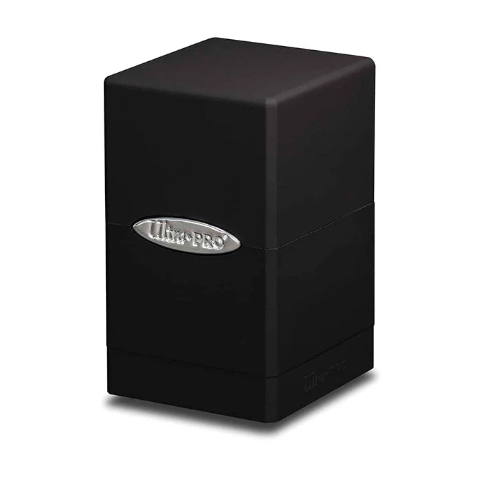 Satin Tower Deck Box - Black