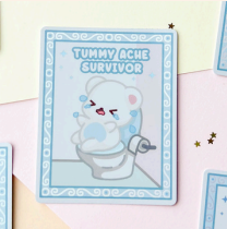 "Tummyache Survivor" Sticker
