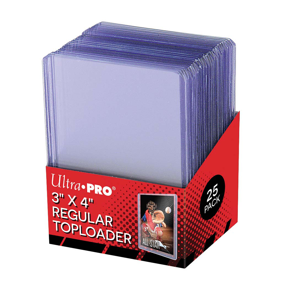 Ultra PRO Standard Clear Regular Toploader 25 Stk
