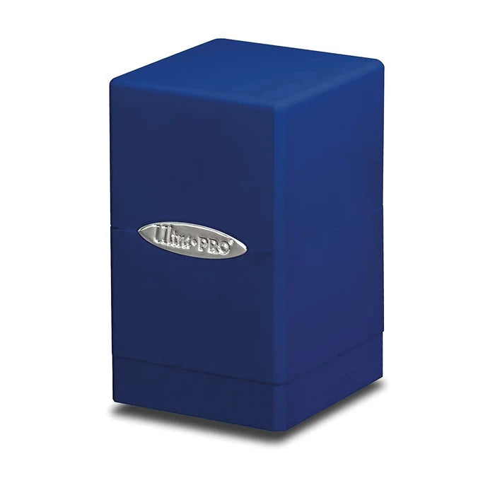 Satin Tower Deck Box - Blue