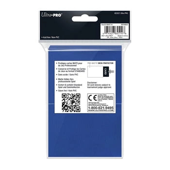 Blue PRO-Matte Deck Protector Standard (100)