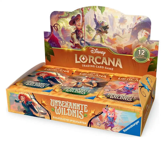 Disney Lorcana Unbekannte Wildnis Display Deutsch