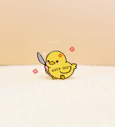 "Duck Off" Pin