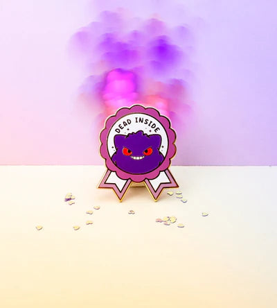 Gengar "Dead inside" Pin