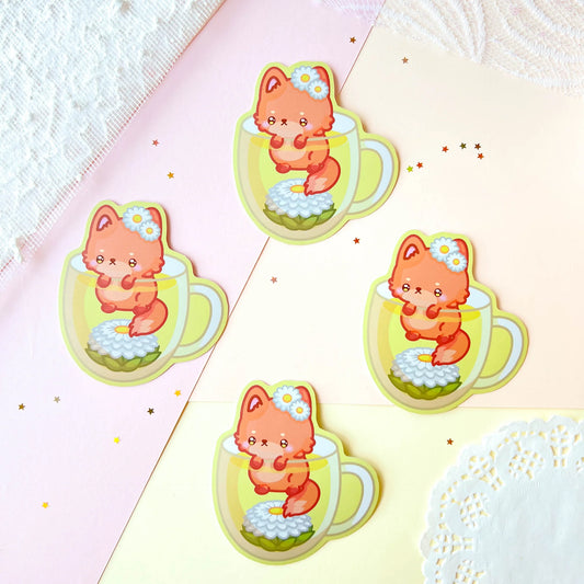 "Kamillentee Fuchs" Sticker