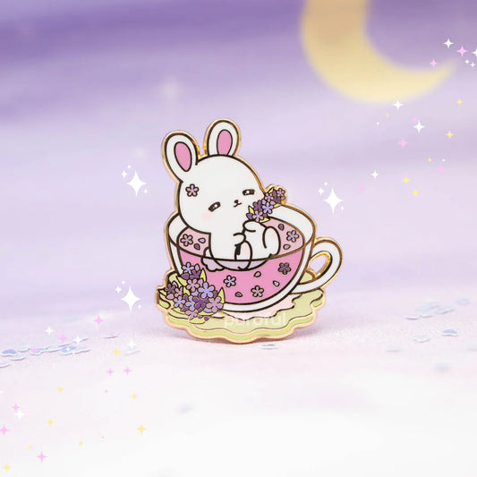 "Lavender Bunny" Pin