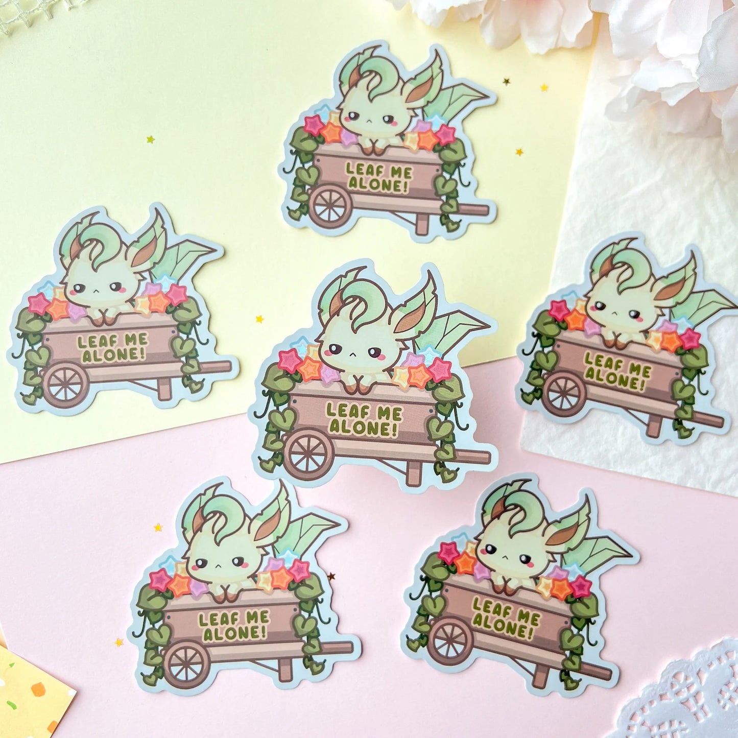 Folipurba "Leaf Me Alone" Sticker