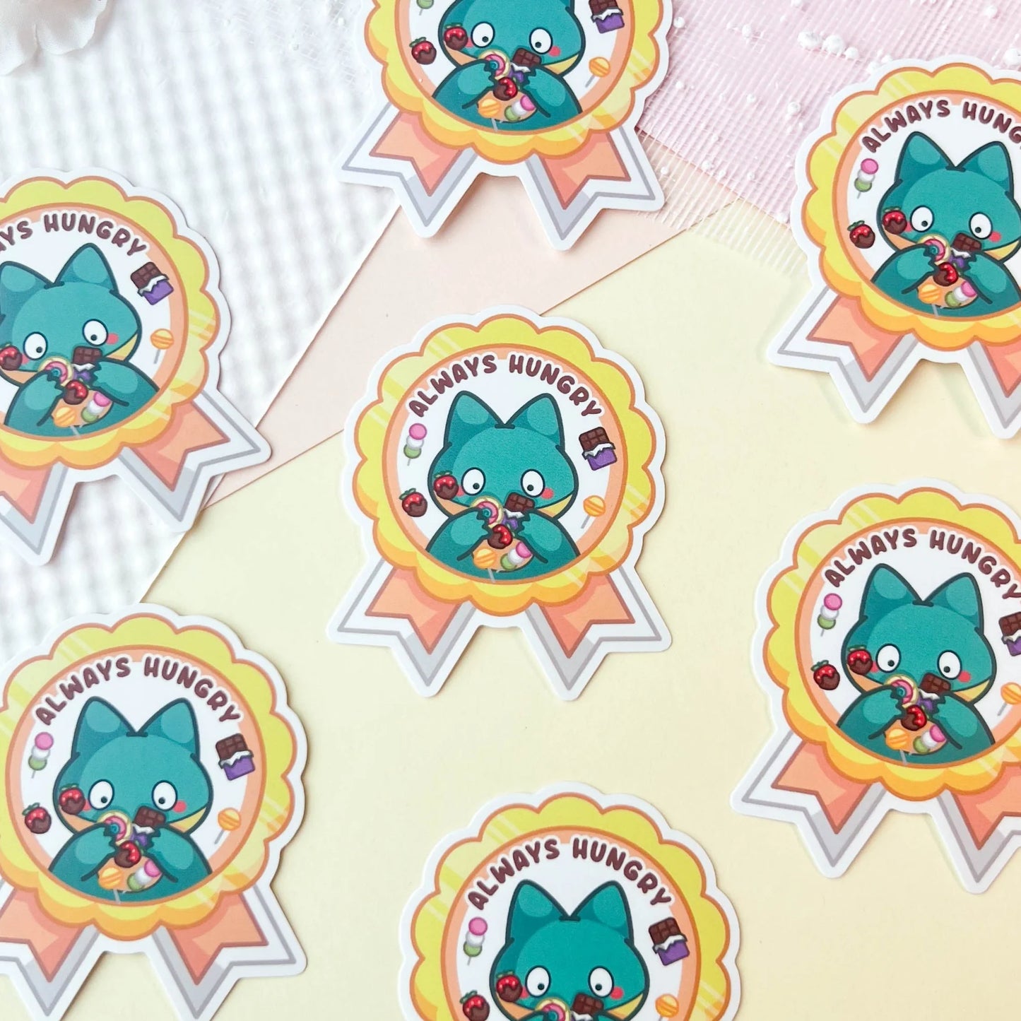 Mampfaxo "Always Hungry" Sticker