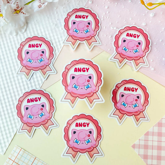 Pummeluff "Angy" Sticker