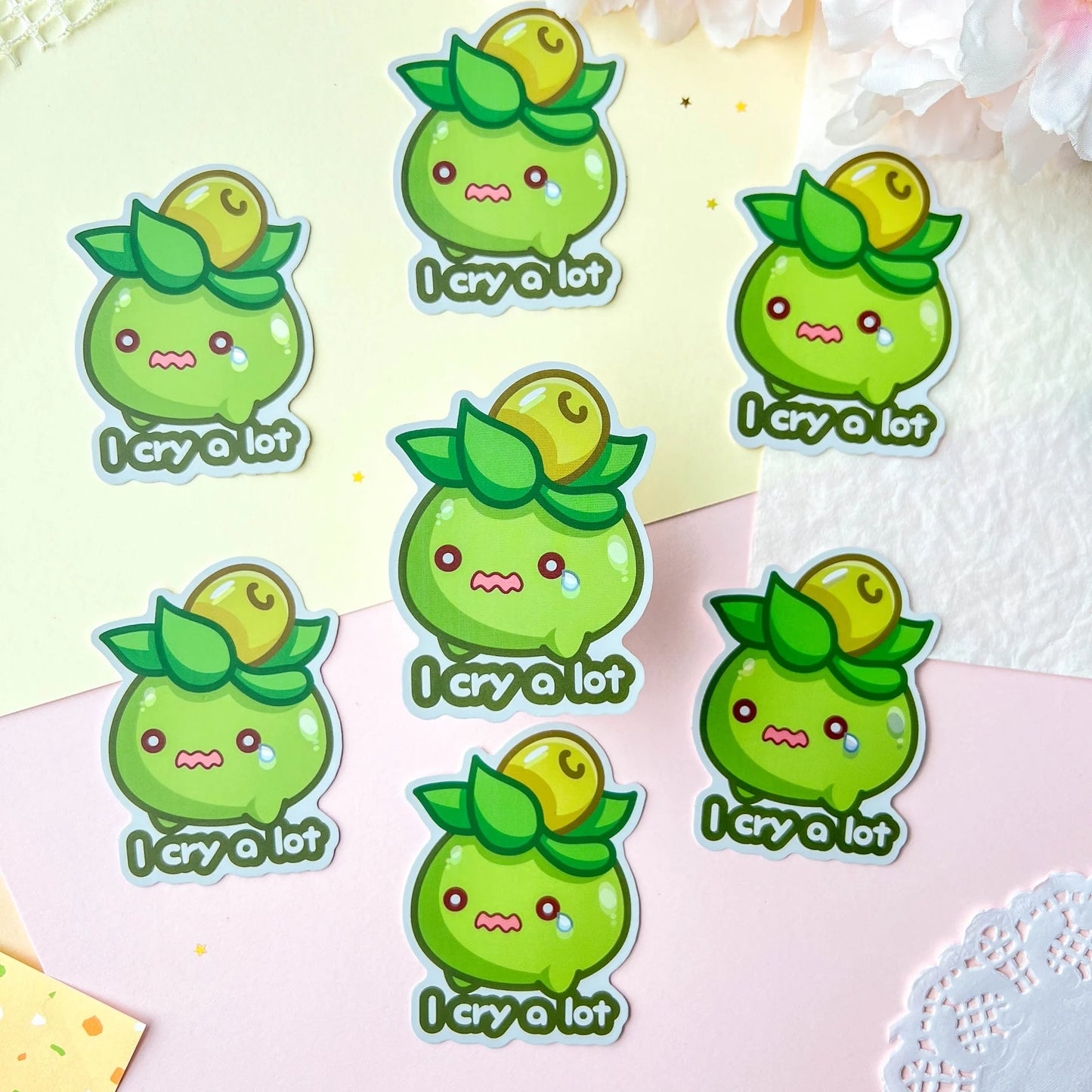 Olini "I Cry A Lot" Sticker