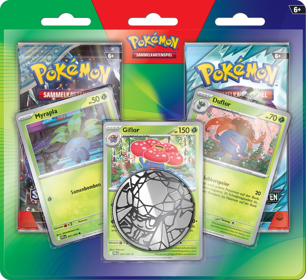 Pokemon TCG Enhanced 2er-Pack Blister (Myrapla, Duflor & Giflor) - DE